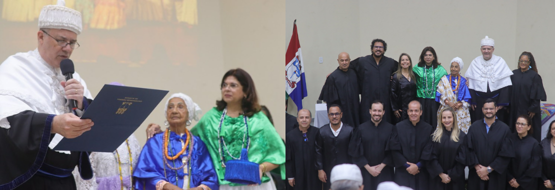 Ufal faz outorga do título de Doutora Honoris Causa a Mãe Mirian
